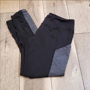 Zella mesh crop pocket leggings